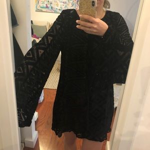 Show Me Your Mimi Velvet Burnout Dress